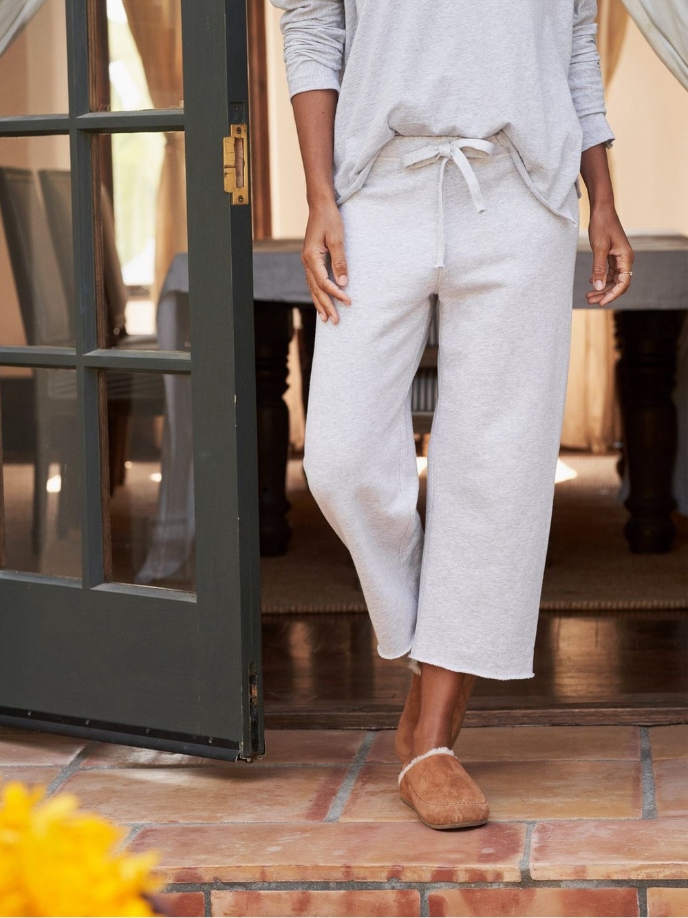 Frank and Eileen CATHERINE Favorite Sweatpant Heather White Melange S